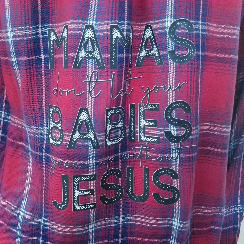 Upcycled button down,  Share your Faith